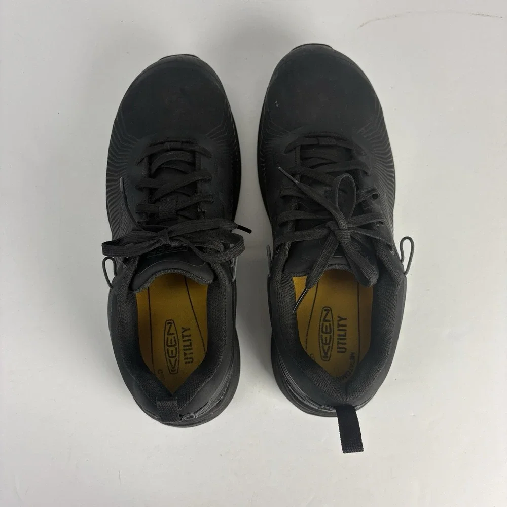 Keen Work Shoes Men's Size 9EE Black Utility Konnectfit Safety Toe